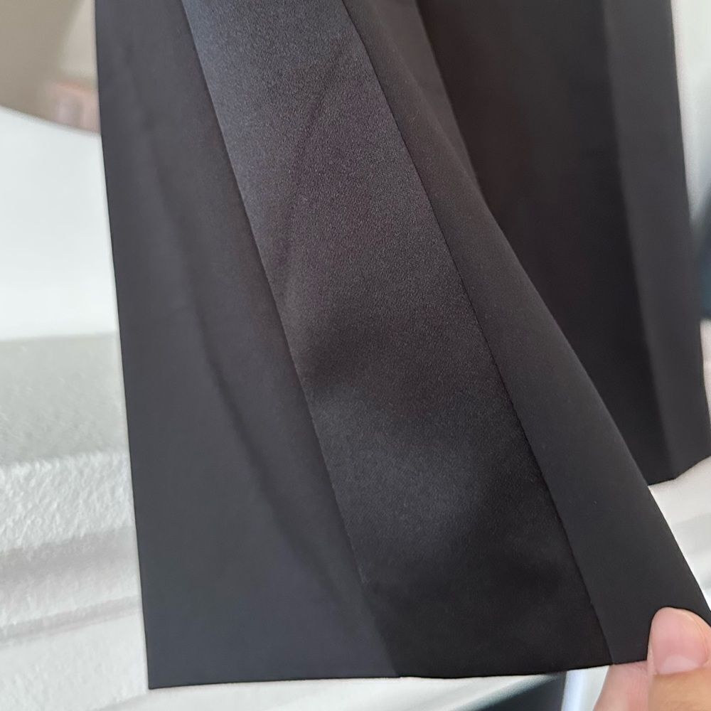 CLAUDIO TONELLO LUXURY MADE IN ITALY TUXEDO STYLE CROP PANTS, Size 44 Large - Picture 3 of 7